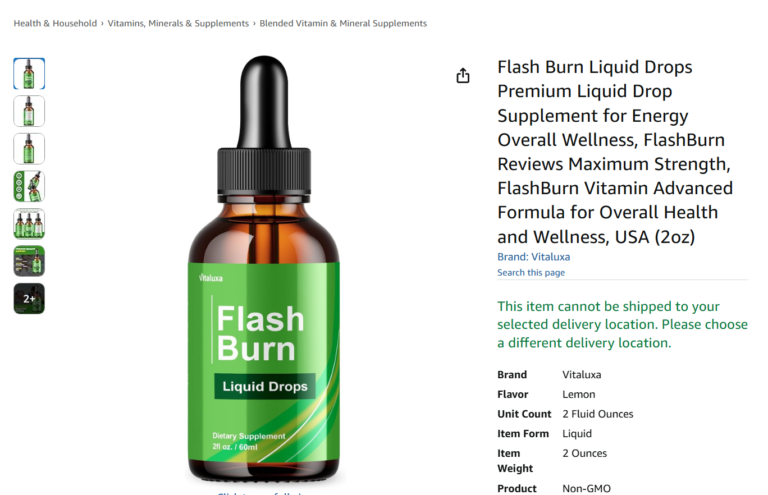 Flash Burn Now! Supplements – Health Review & Comparison Guide