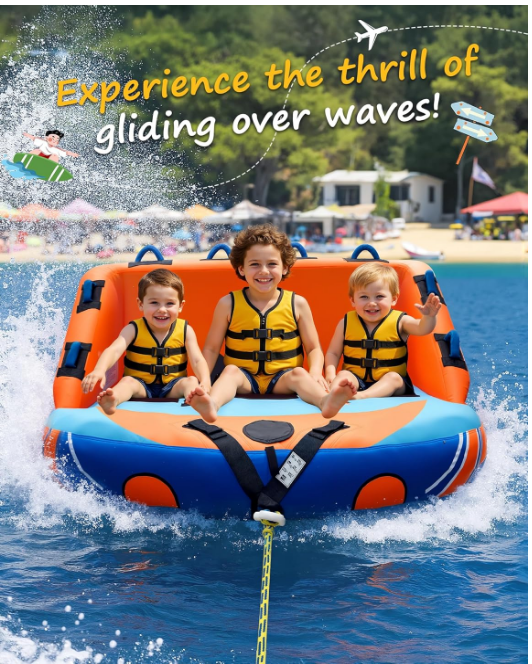 Best 3 Person Towable Tube for Boating [2025 Review & Buyer’s Guide]